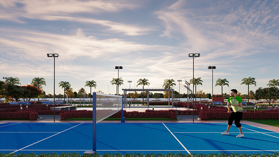 Badminton-Court
